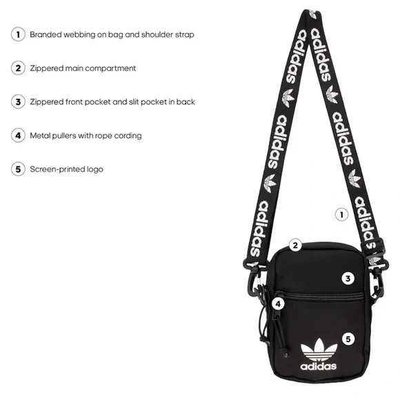 adidas Originals unisex-adult Festival Crossbody - Picture 4 of 5